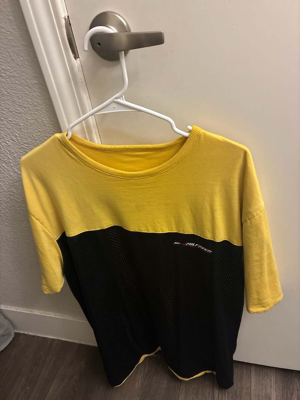 Vintage Tommy Hilfiger Athletics Colorblock Mesh Detail T-Shirt